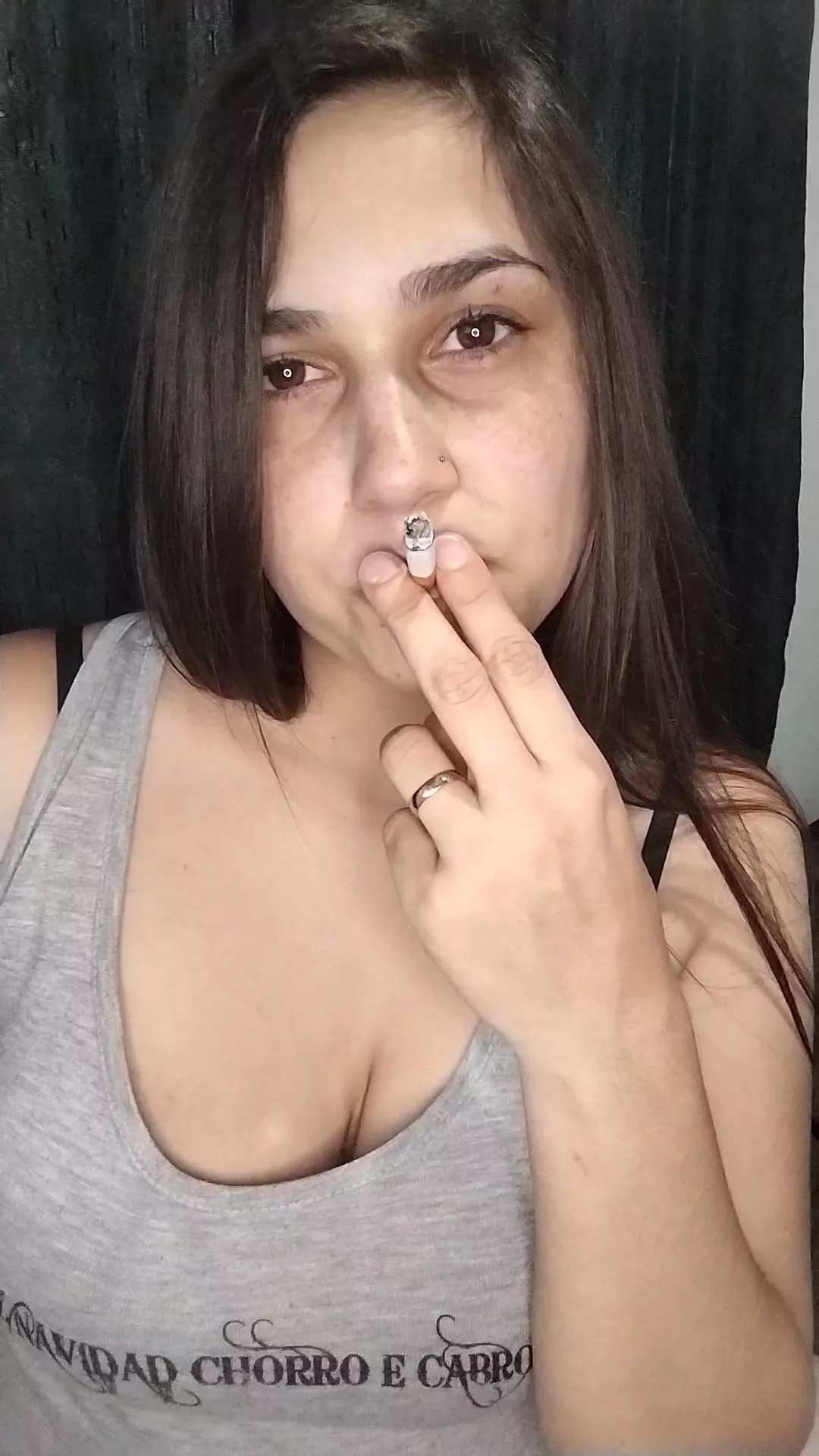 16 years filling my black lungs with smoke, I am a tobacco addicted milf 🚬🌬️💨