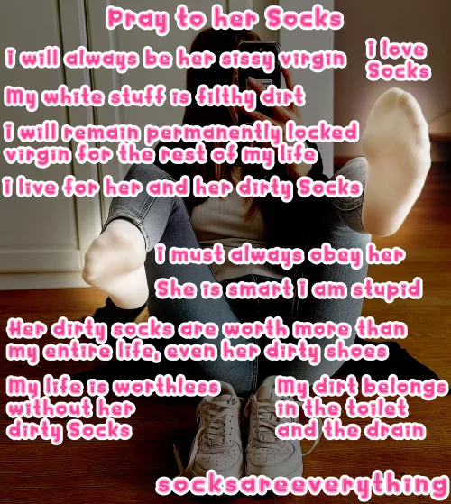 All this is true about you my little beta loser! You are just a little sockssexual beta baby! Stay in chastity, stay as virgin, pledge pussyfree for life! Admit this is your beta life!