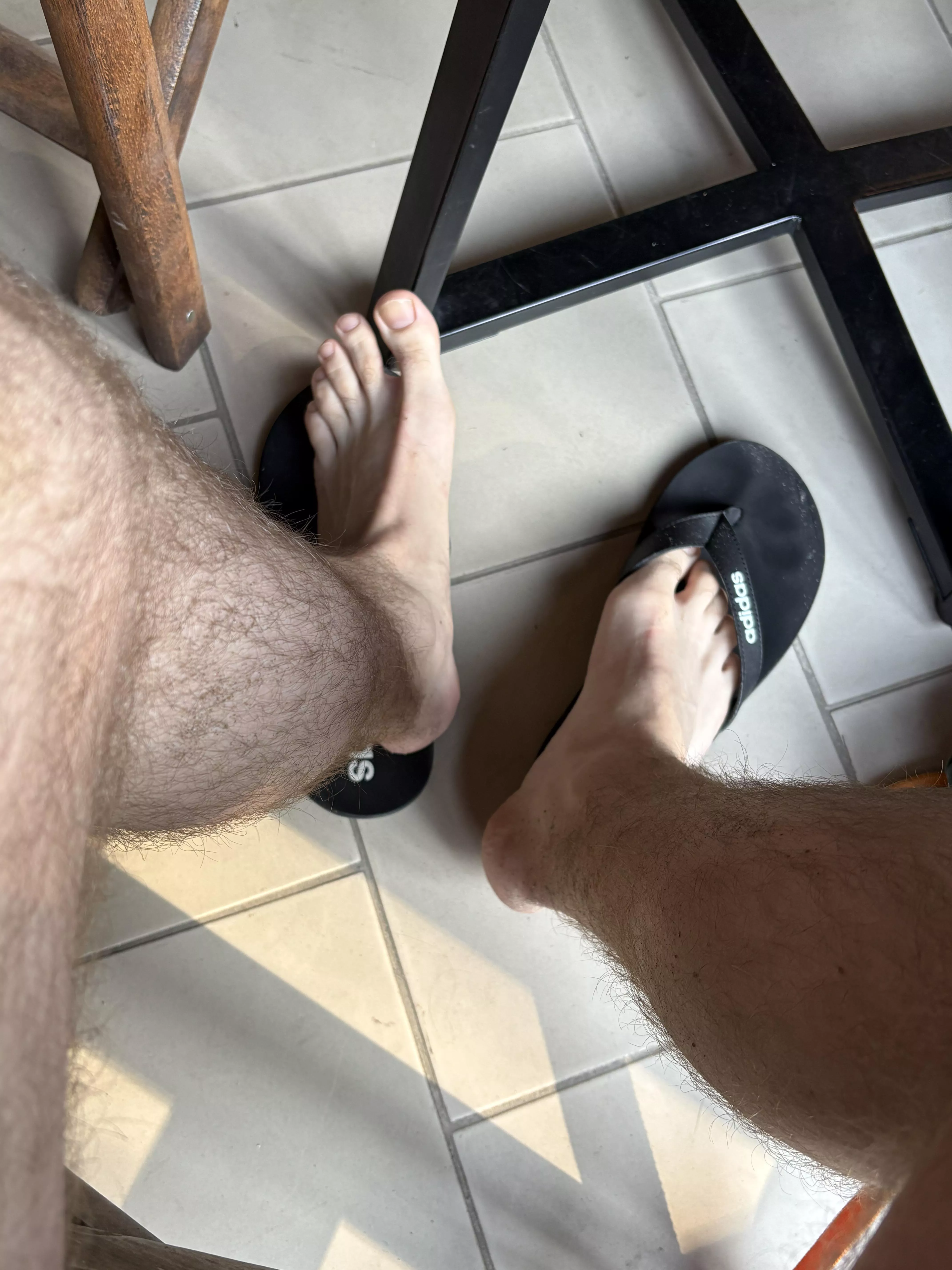 Being a tease in the restaurant 