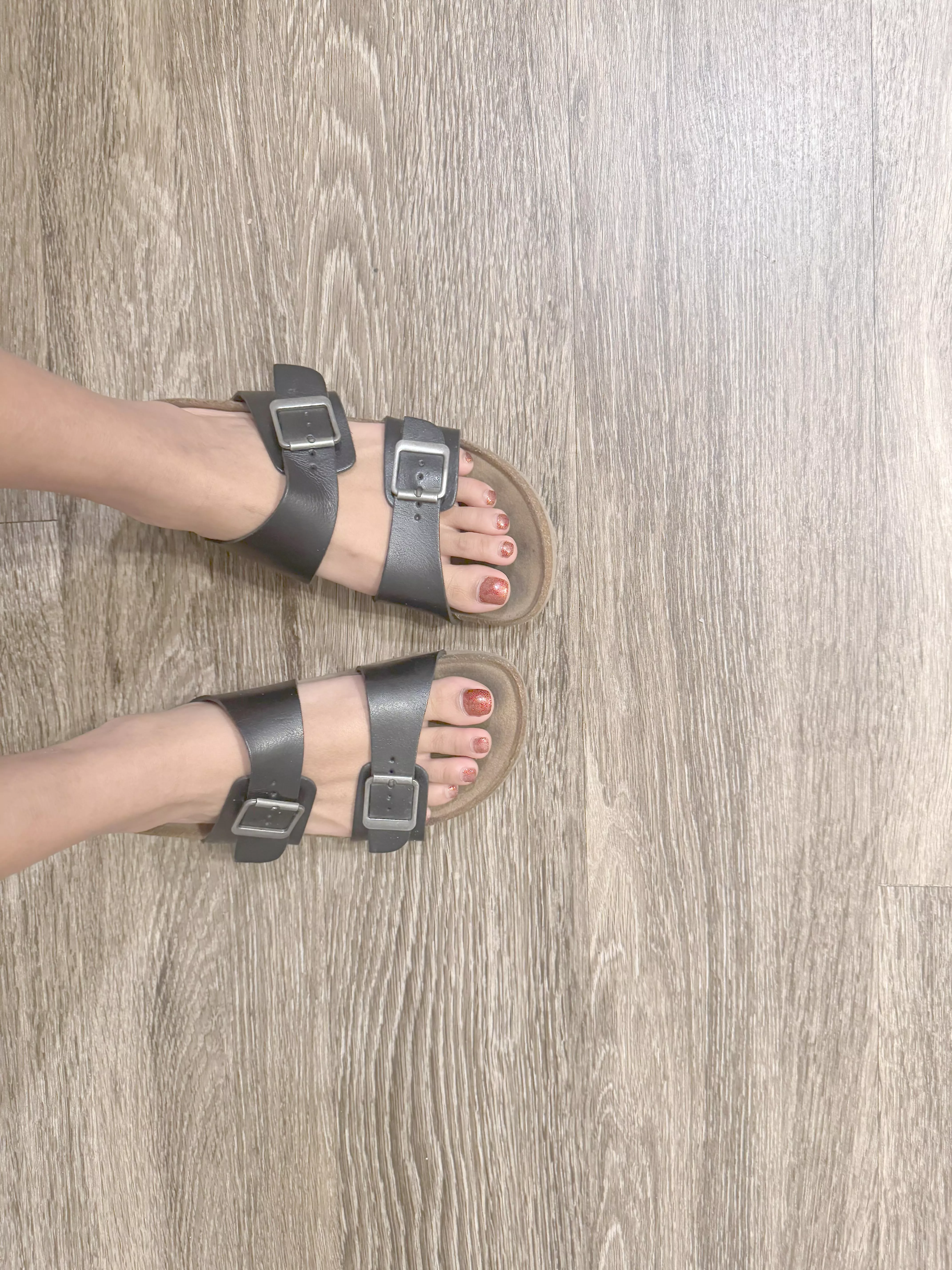 Birks And Red Nail Polish