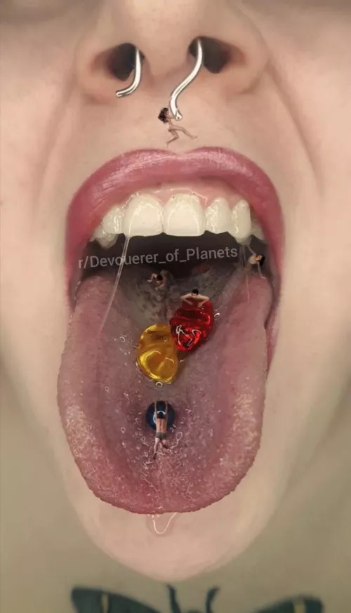 {F} So many delicious snacks💖