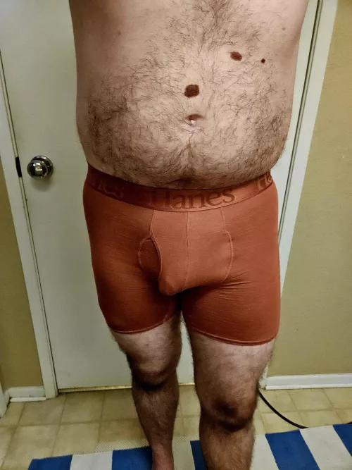 Feeling good in a new pair of Hanes