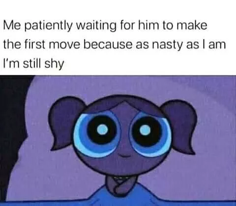 For the shy girls here,you are adorable 