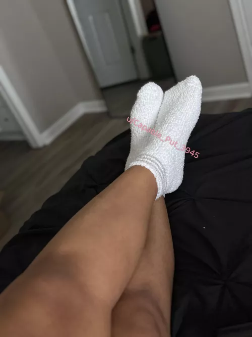 Fuzzy socks just for you. 😘