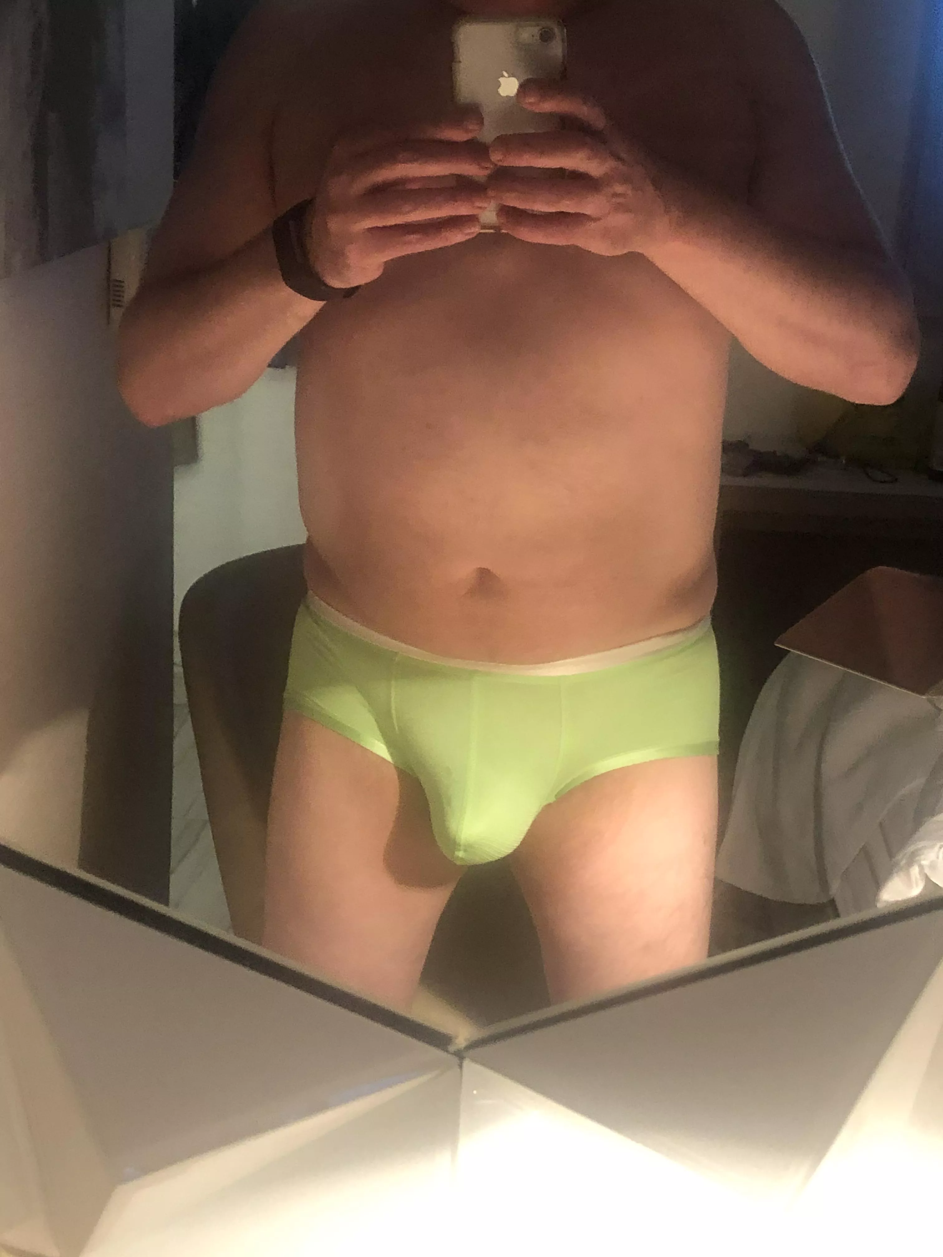 Getting horny at the hotel.