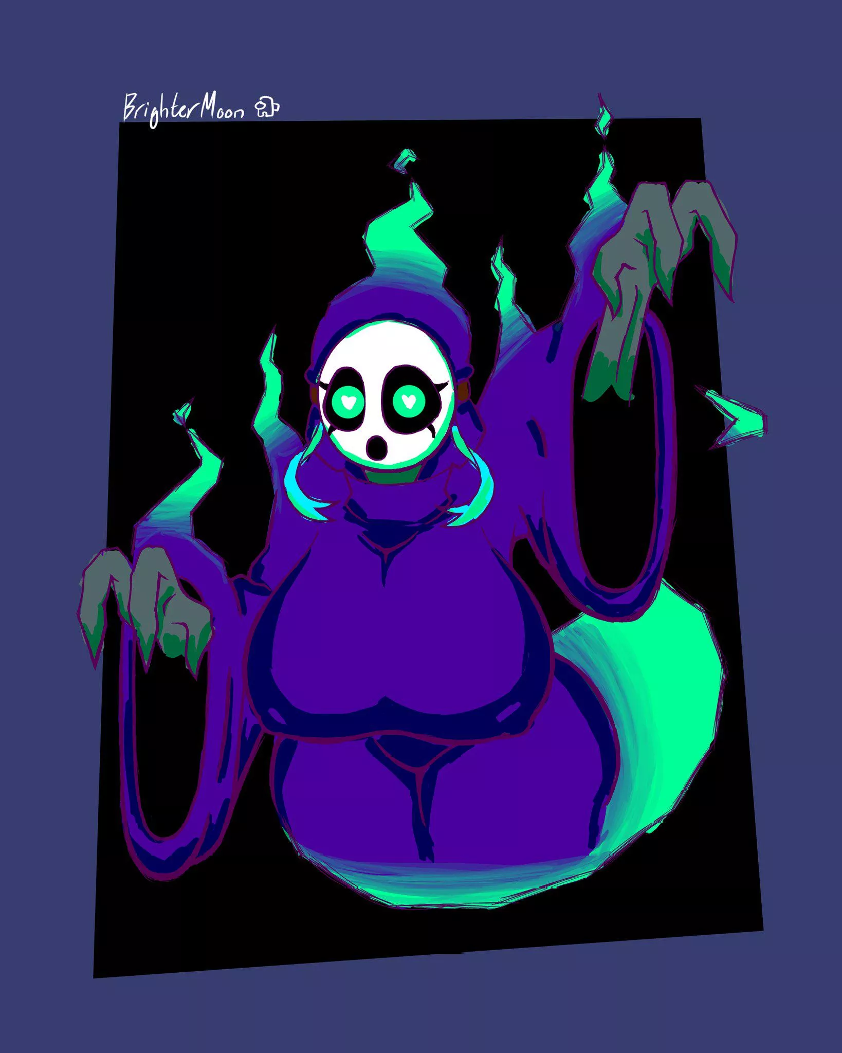 Ghost Shygal I drew on Halloween! I'm still loving how she turned out lol