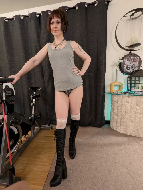 Had these boots for so long, they go with any outfit.