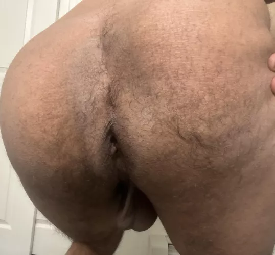 Hairy butt
