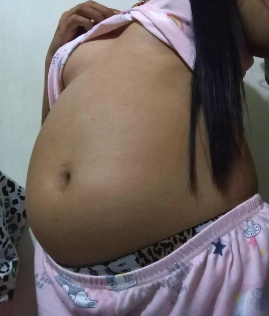 I didn't think I would look so sexy and beautiful, being pregnant. Daddy, how are you?