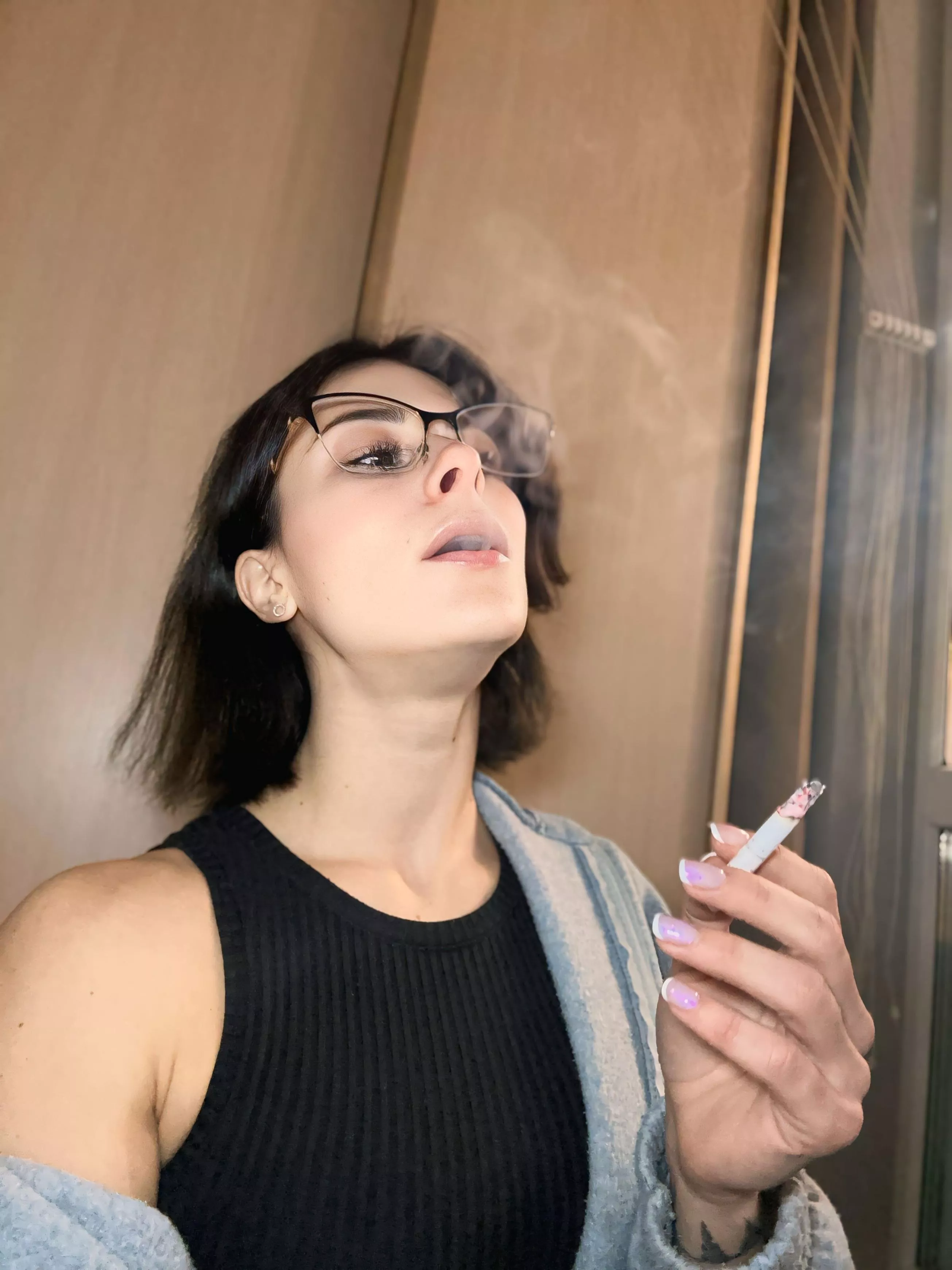 I like to smoke and think about how I'm gonna spend the next night