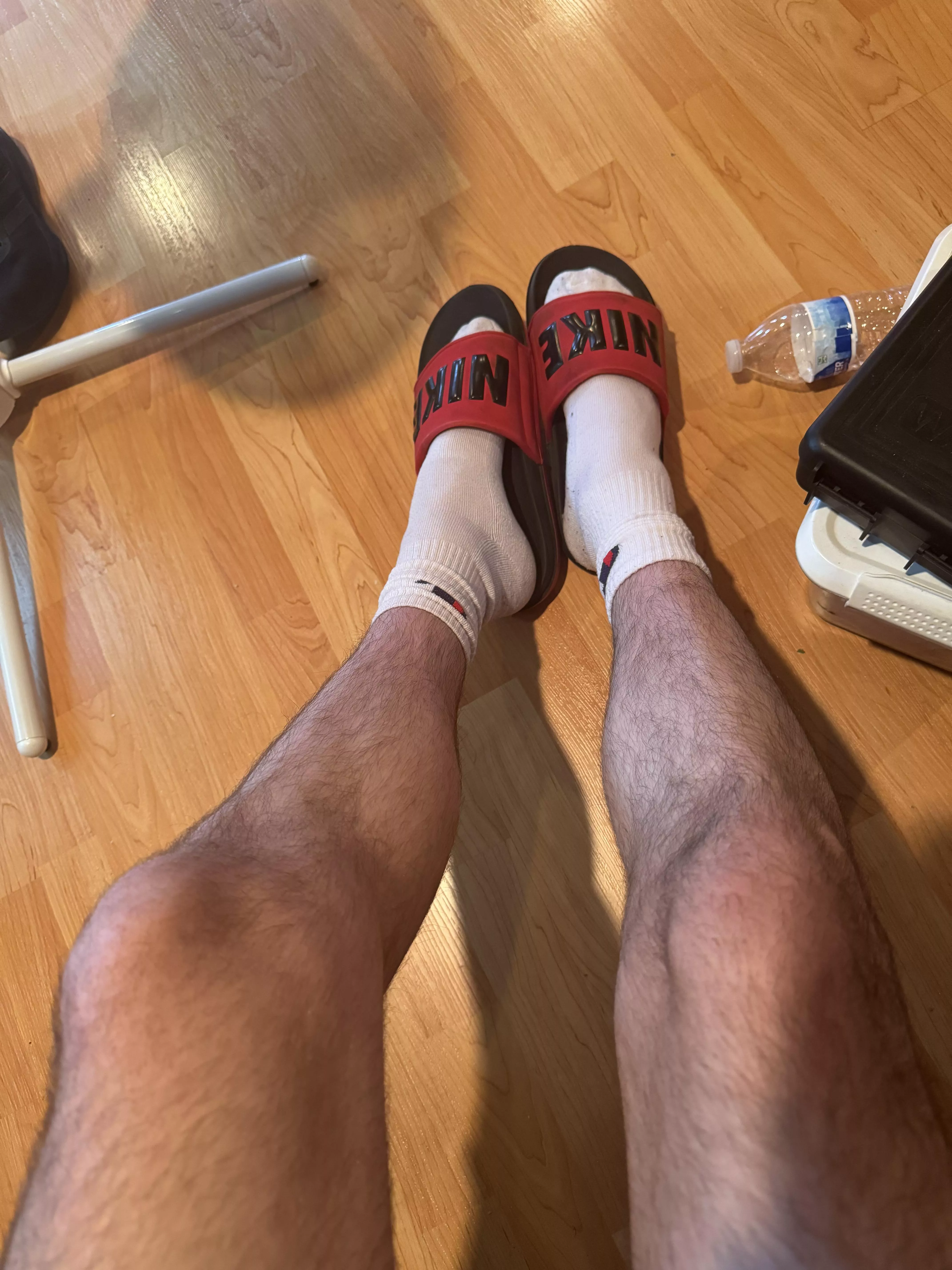 I love white socks so much 