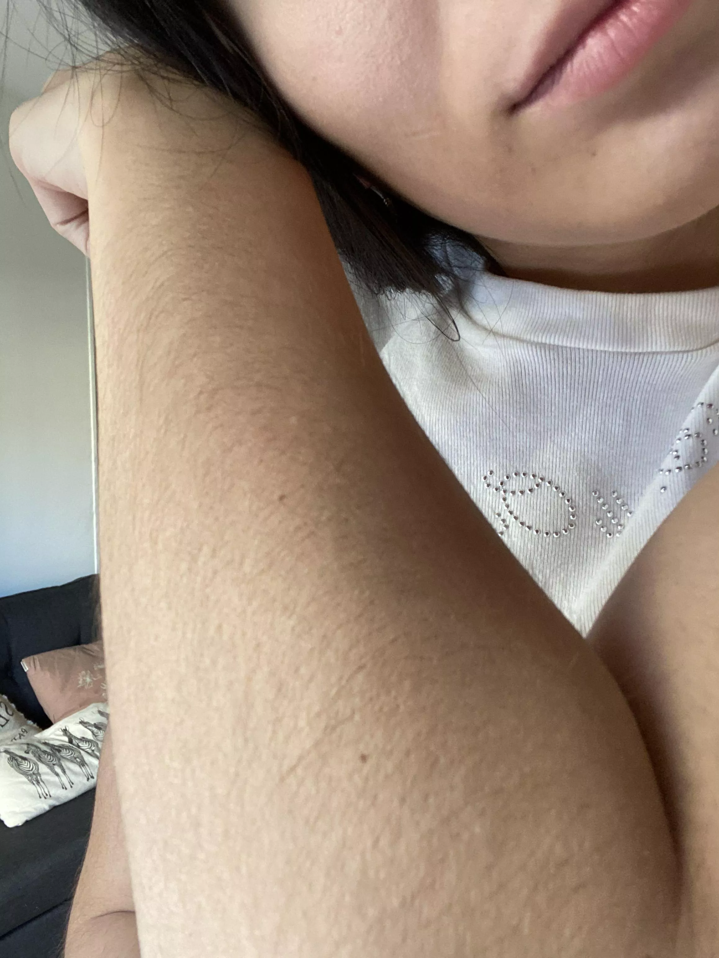 Is there enough hair for you? [arms]