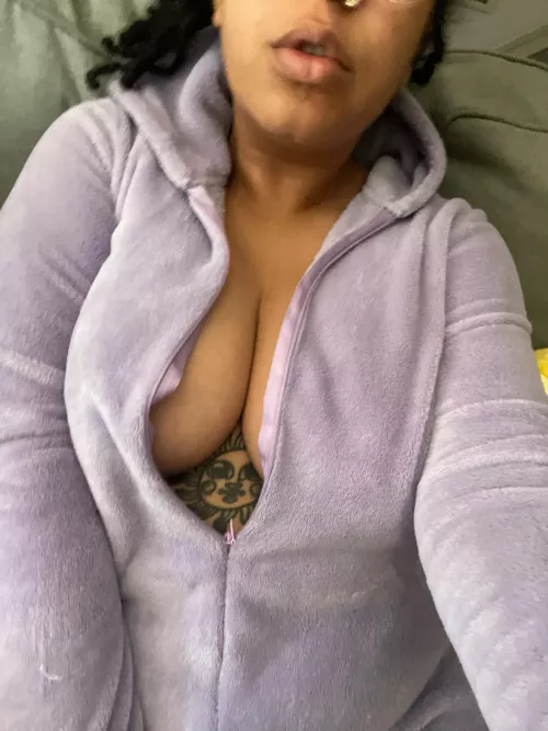 It got cold so Unicorn onesie it is!