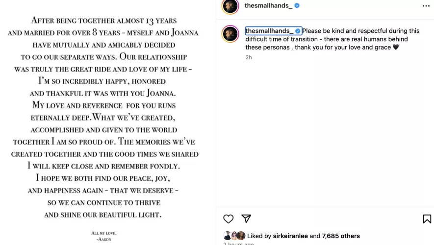 Joanna Angel and Small Hands separate