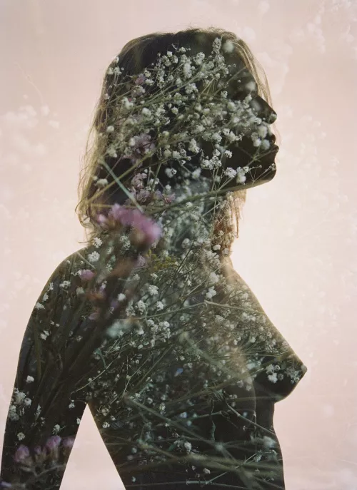Kate (Nikon f65, Kodak vision3 259D, double exposure)
