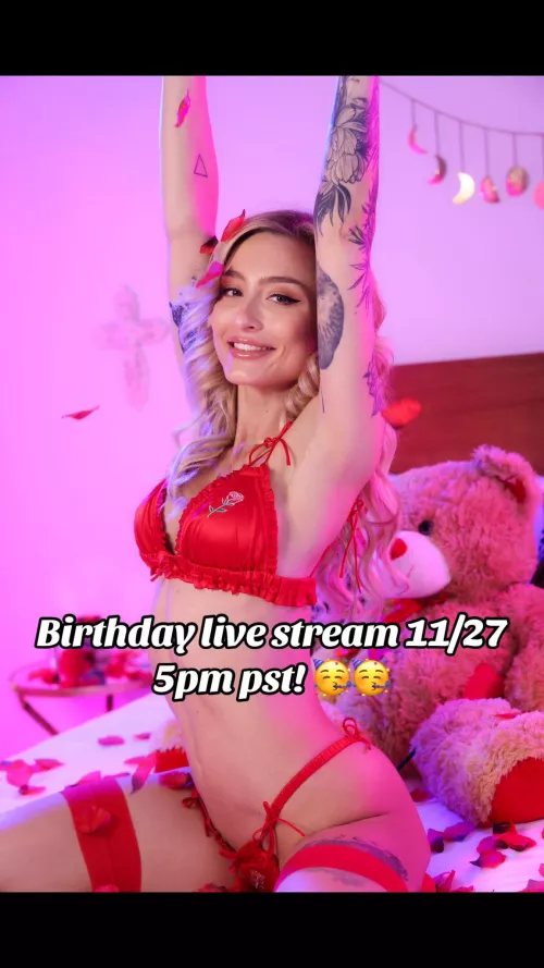 Kathryn Mae birthday livestream today on OF - onlyfans.com/kathrynmae