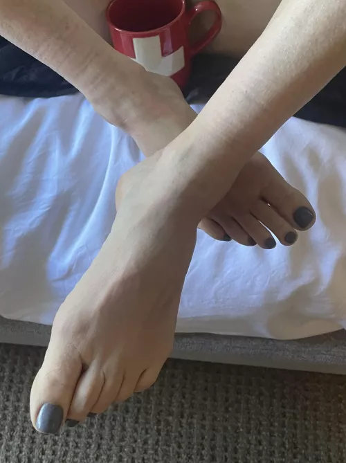Morning Coffee Feet