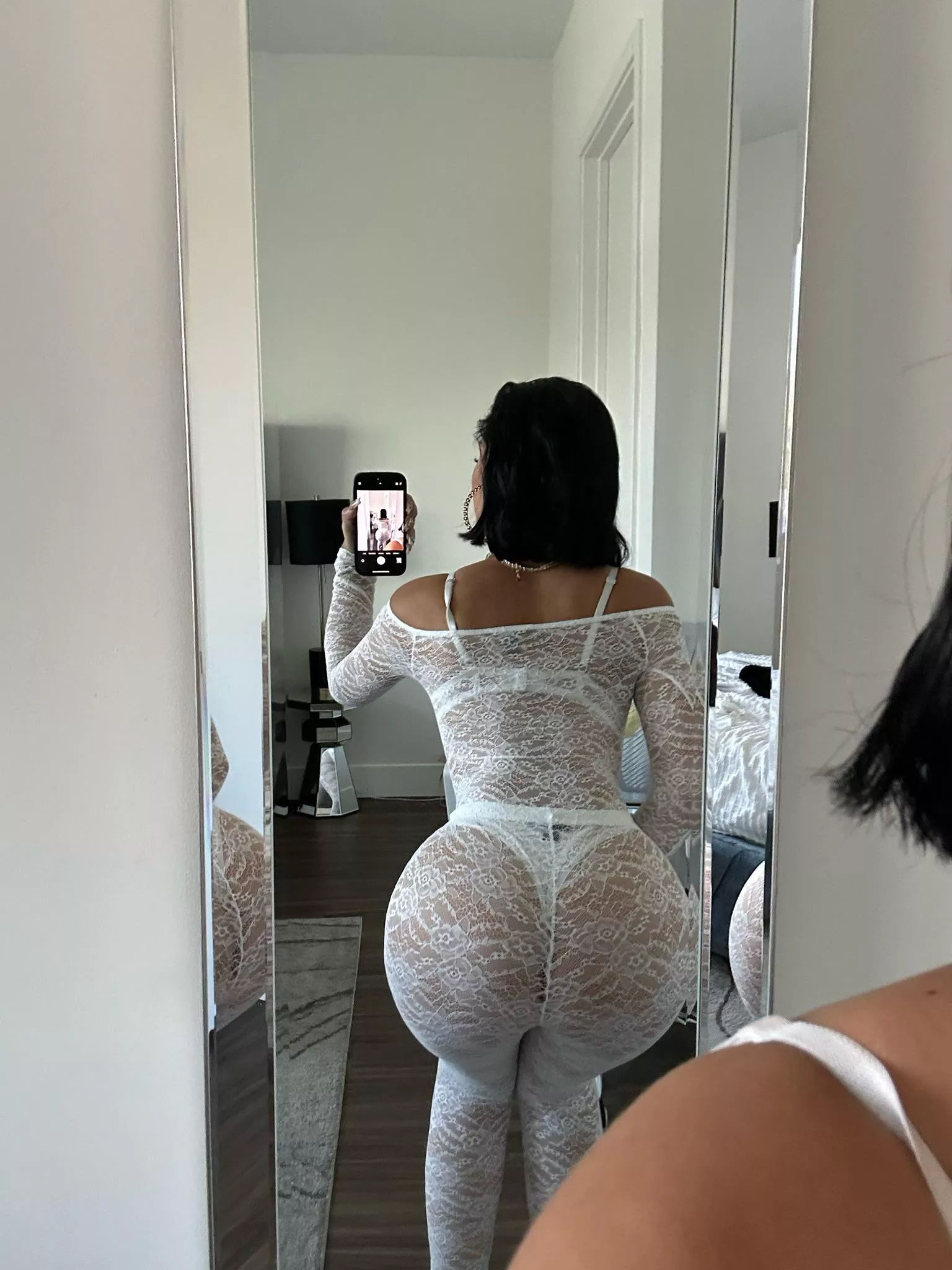 My ass your eyes, my hands inside your pants.