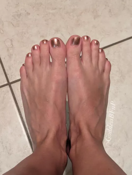 My feet after a long black Friday.