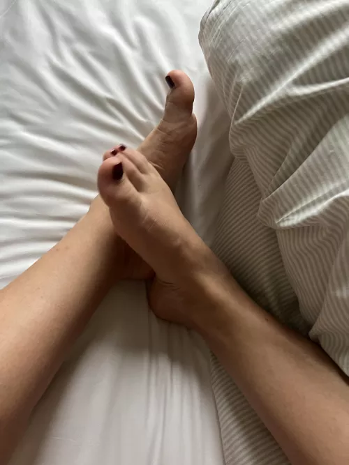 My feet are your secret, and she’ll never know
