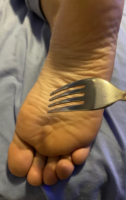 my girlfriend's foot for dinner. Anyone wanna eat that?