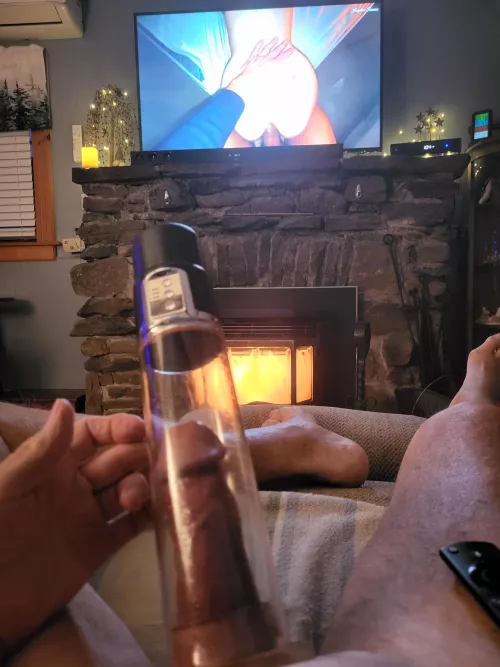 Pumping and porn. Go well together 😛