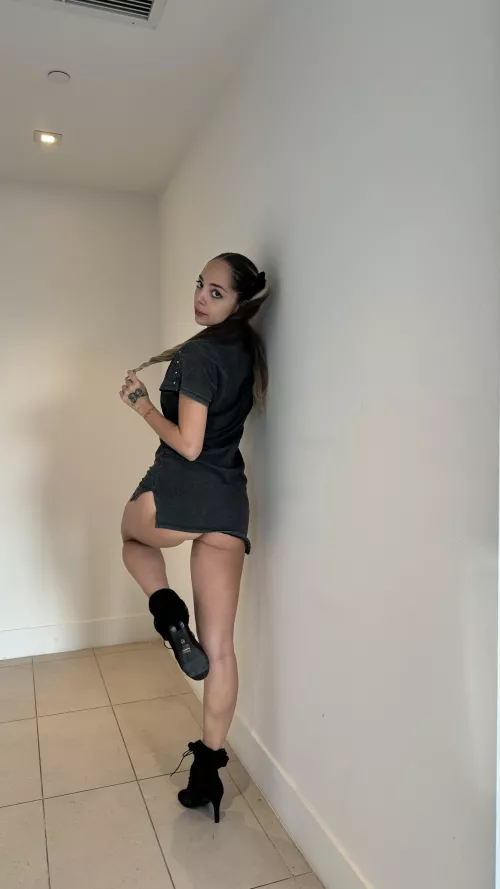 Ready to rest my boots on your shoulders