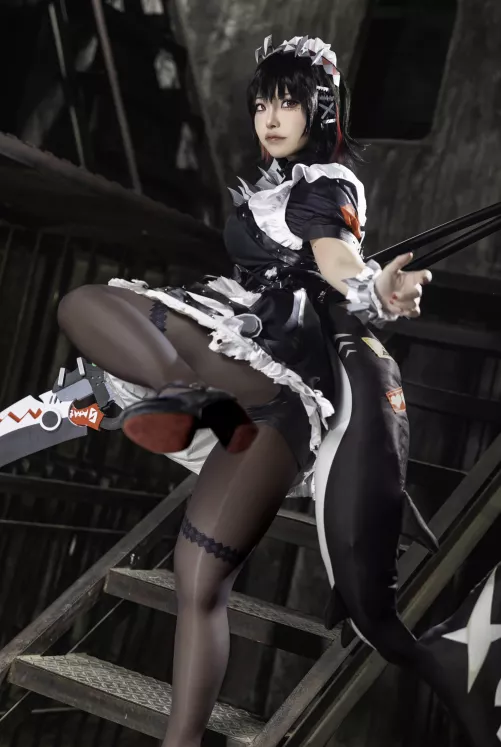 @sayaaaa_owo Zenless Zone Zero Ellen Joe Cute Pose Cosplay