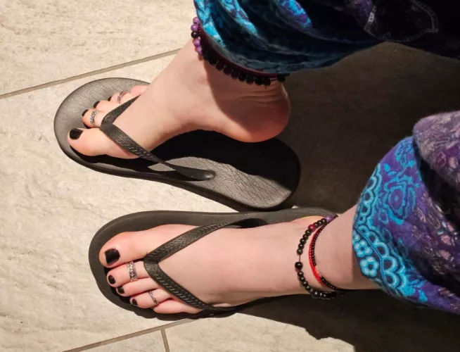 Should I... slip these off or keep them on? 😈 😜 