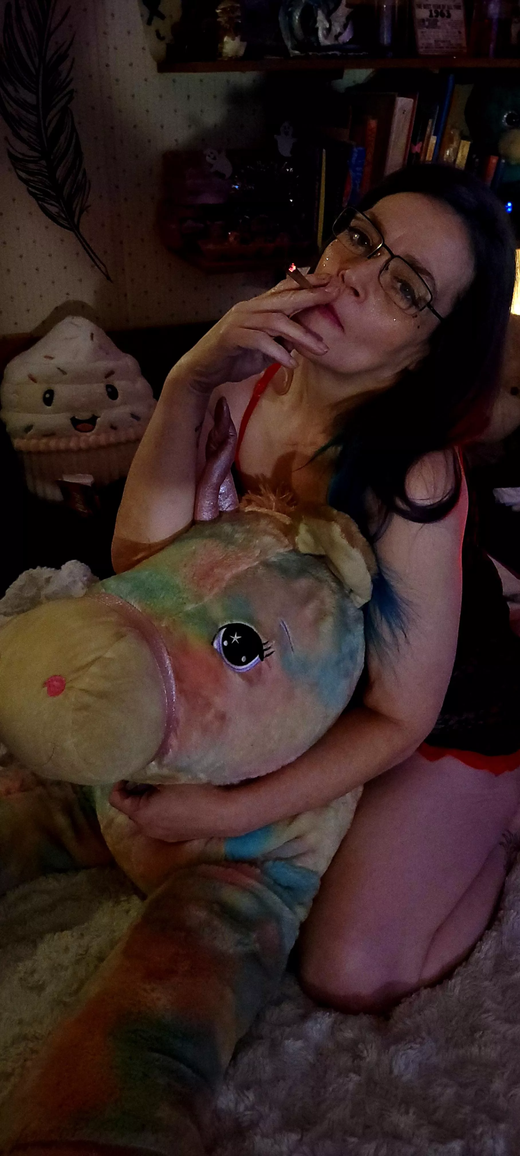 Sparkle Fartz getting high with me tonight..😘💜