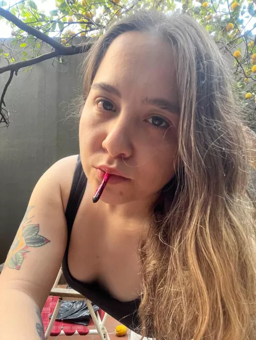 The luck of finding someone to smoke and fuck with 