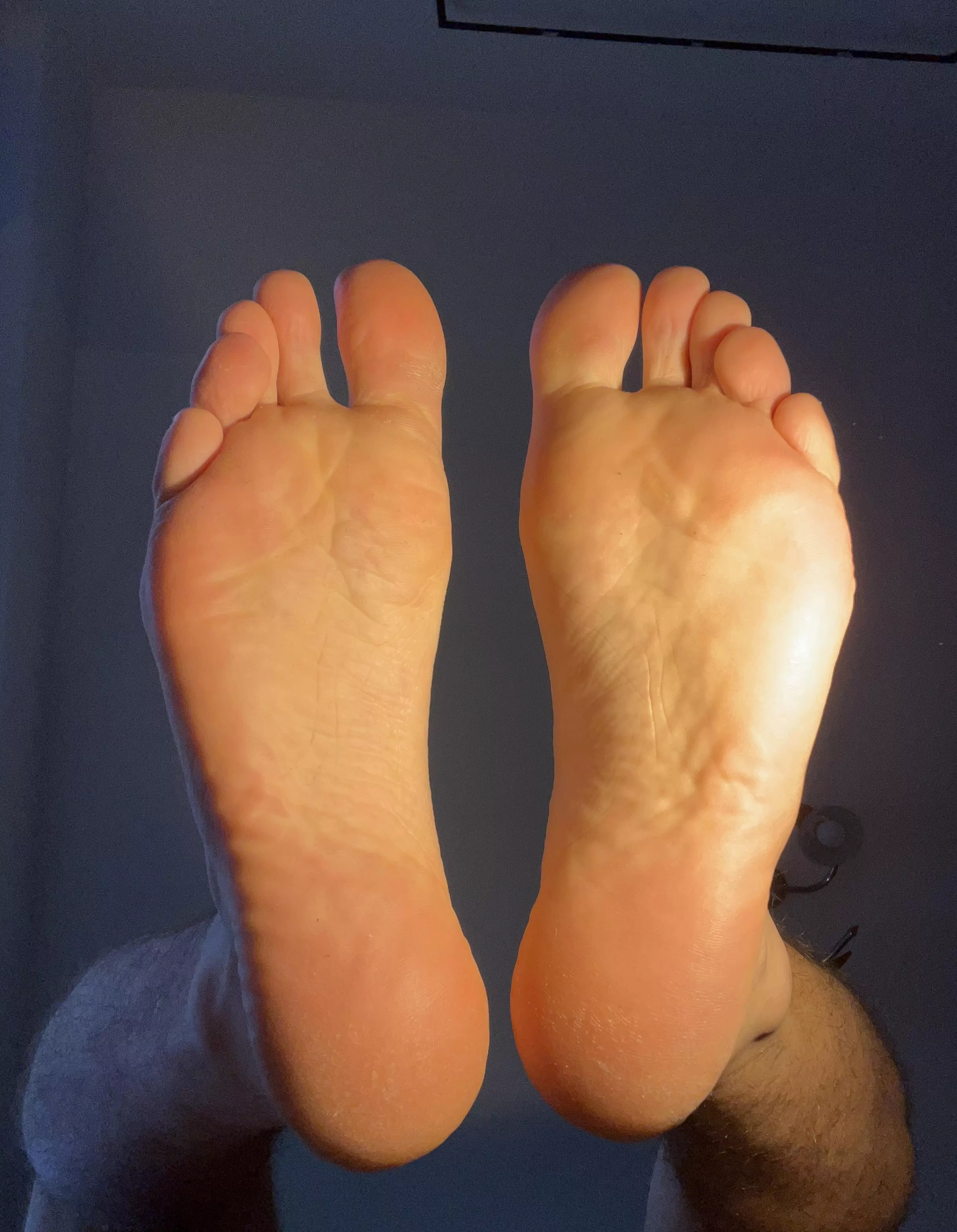 They are smelly after work and gym combo. Lick clean it while I relax 👅