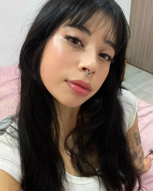 Waiting for a proper older guy who’s actually worthy of this pretty face. 