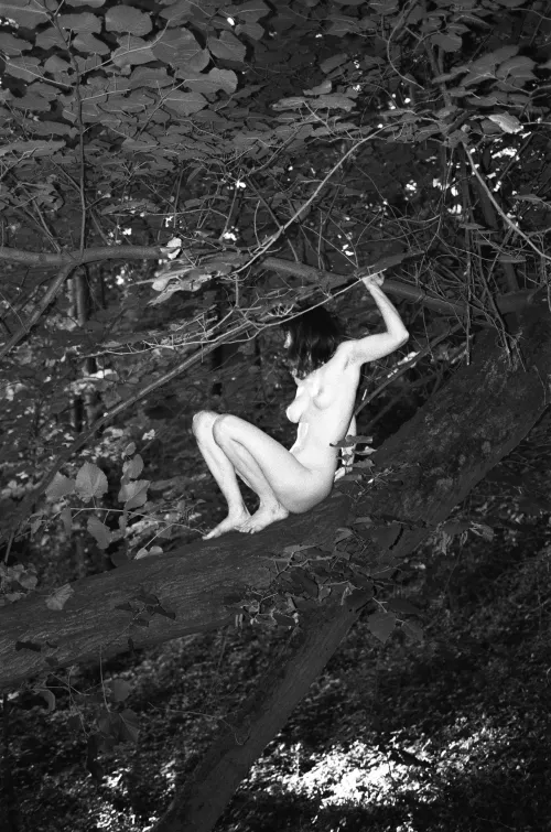 We did this photoshoot in Belgrade during Walpurgis Night [Canon A2E, Ilford HP5+]