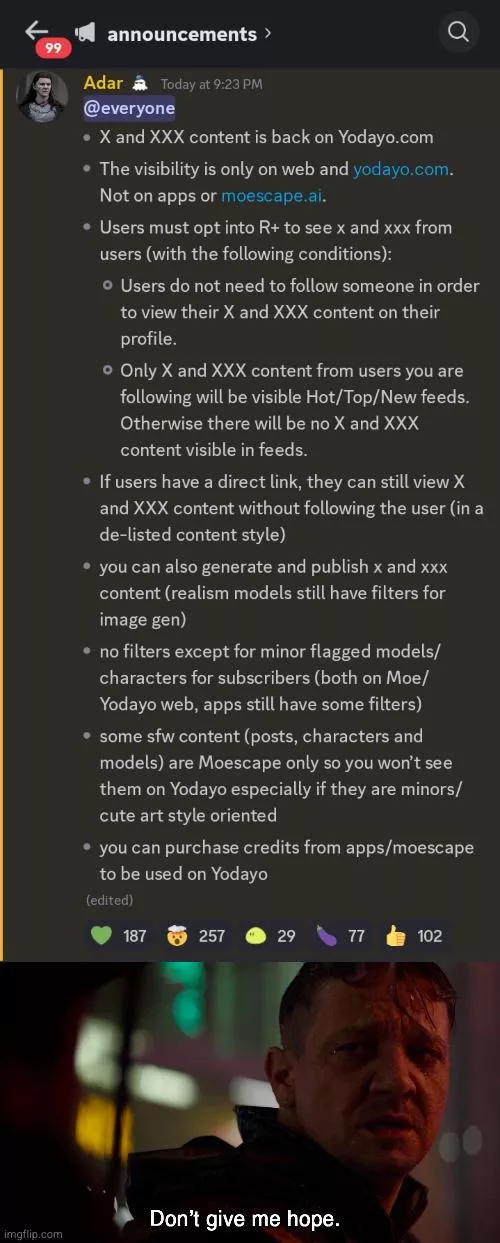 We so back? (Or are we...)