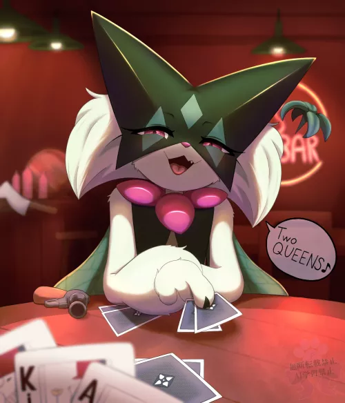 Well, there is a queen right in front of me (suru56nee)