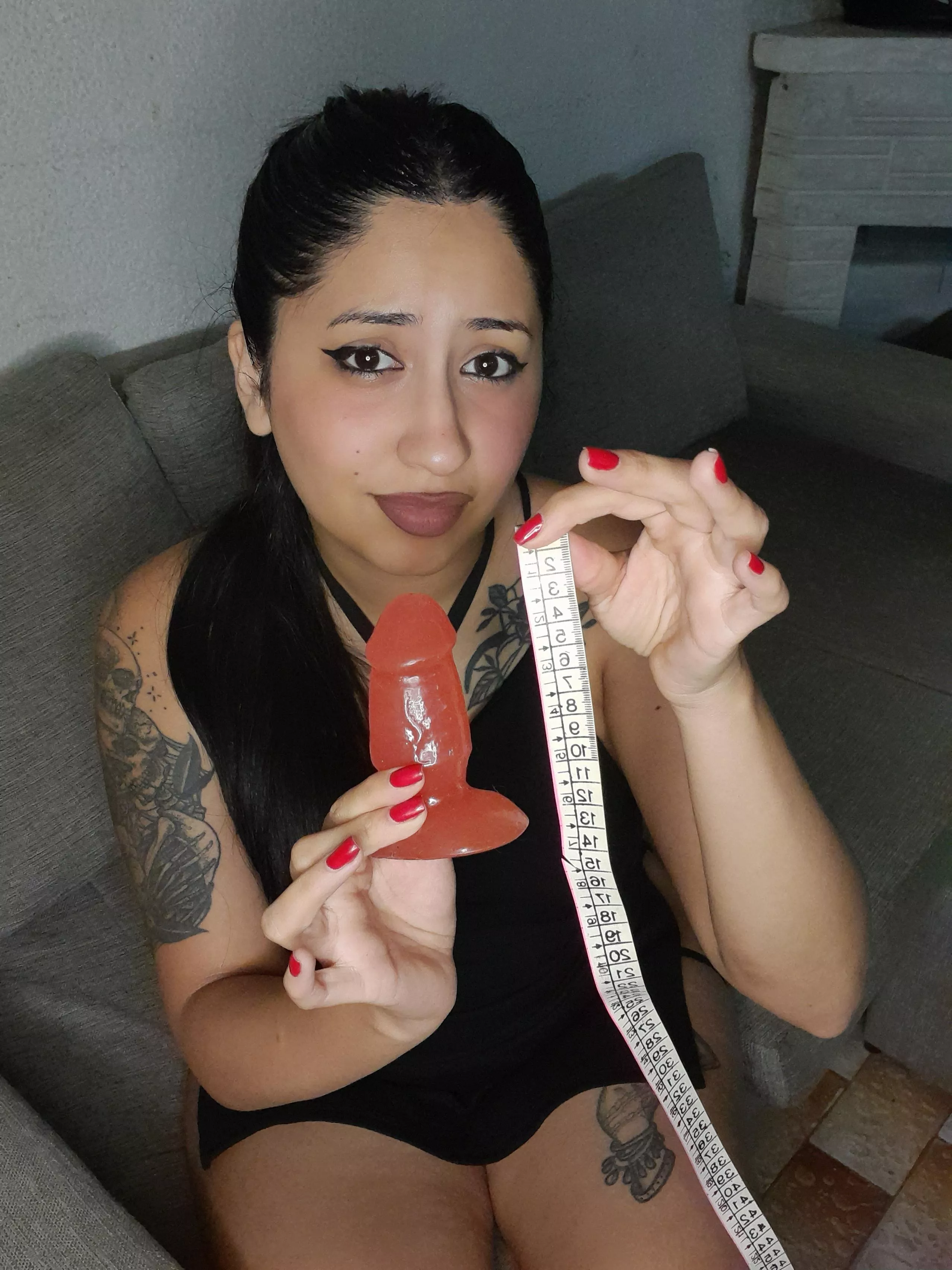 What length will I get If I measure your cock? If it's under 7 inches I'll burst into laughter