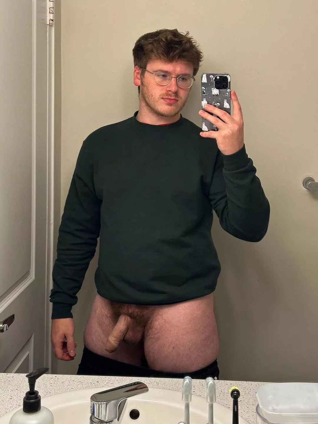 wore my glasses for the first time in a while [27]