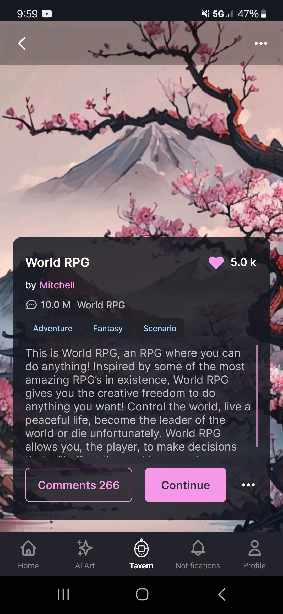 World RPG: Ten million users!