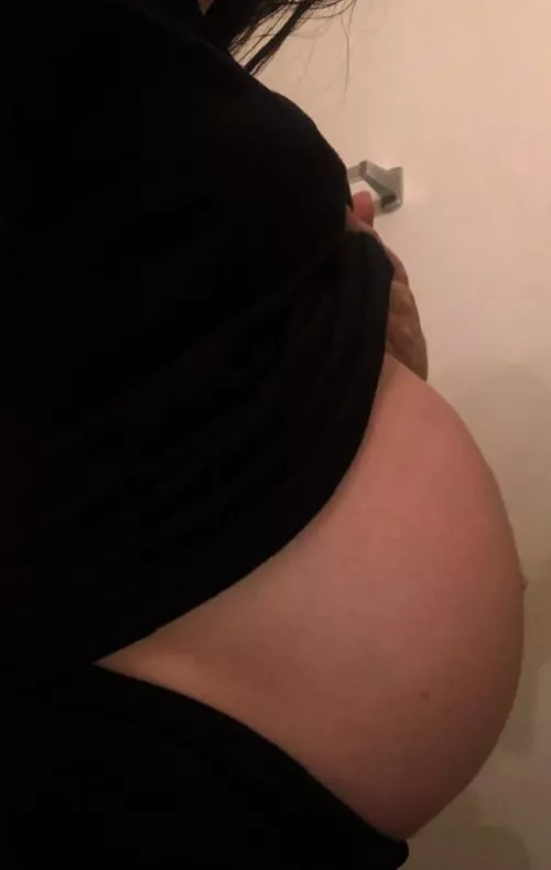 Would you like me to lubricate my belly with the milk from my hot tits?