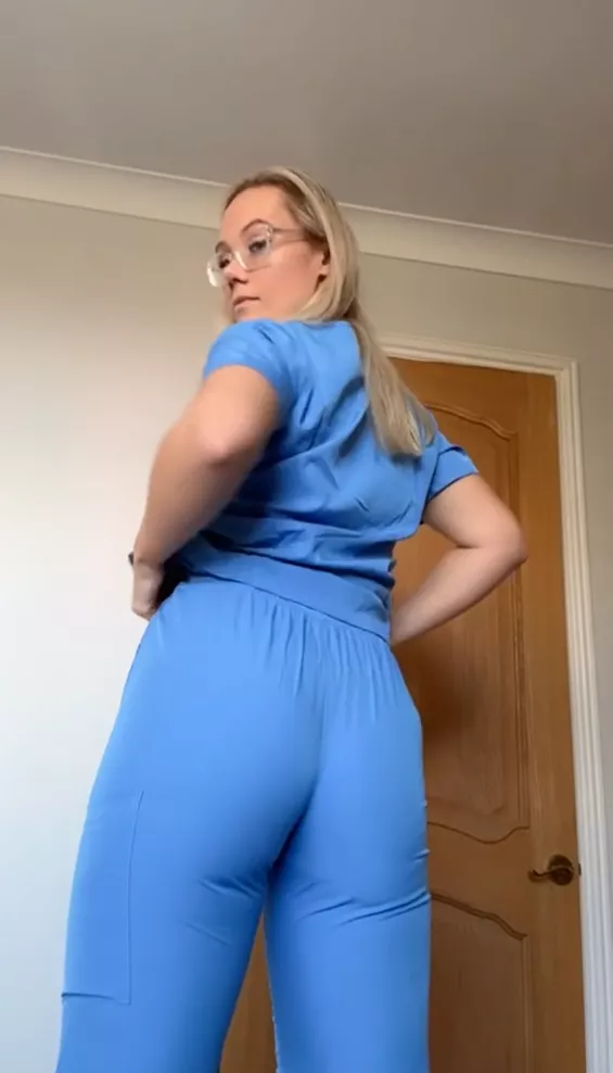 Would you like this naughty blonde nurse?