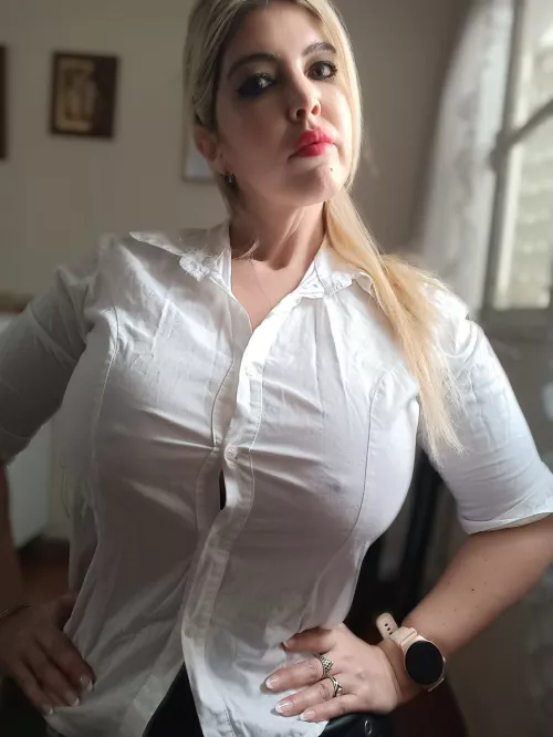 your fav office slut is here. 