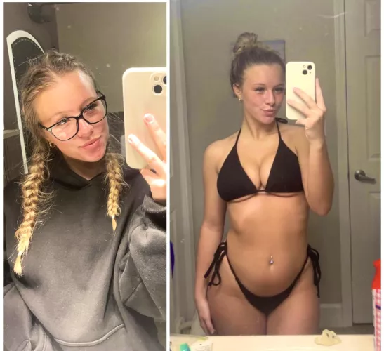 18yo blonde is just getting started 😈