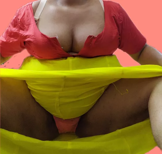 A cow in a woman's outfit