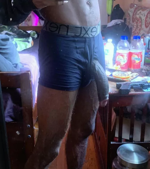 Ain’t even hard and still double ur bf size 