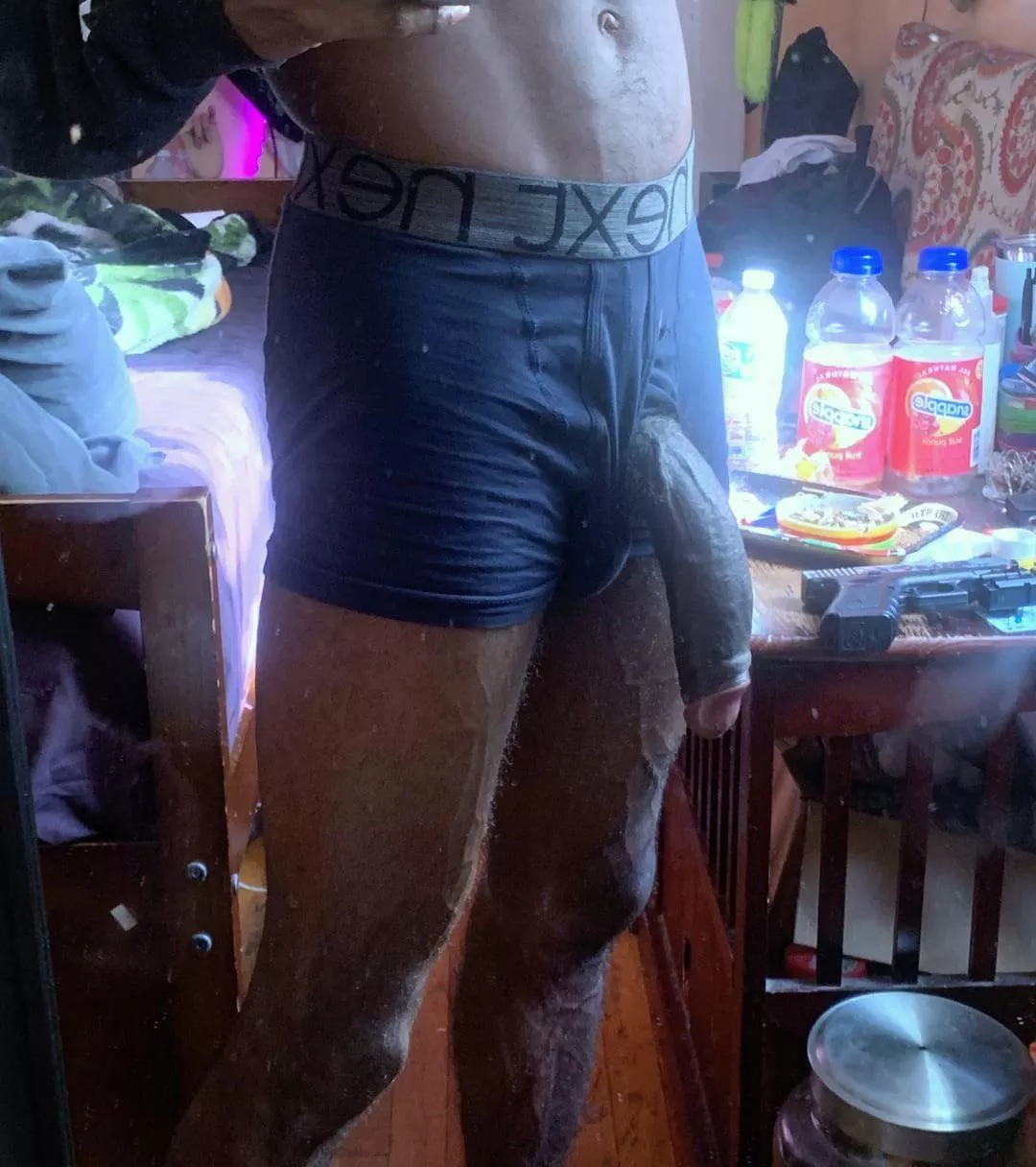 Ain’t even hard and still double ur bf size 