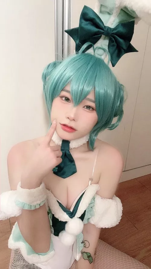 bunny with a cleavage