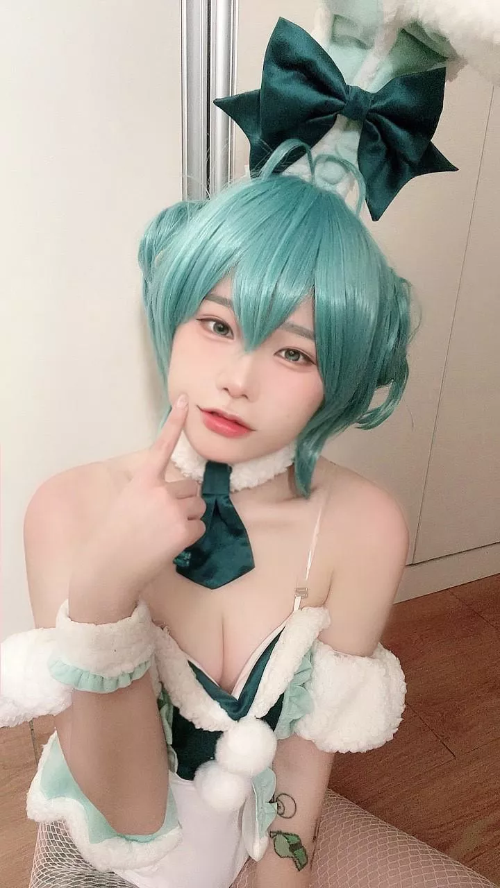 bunny with a cleavage