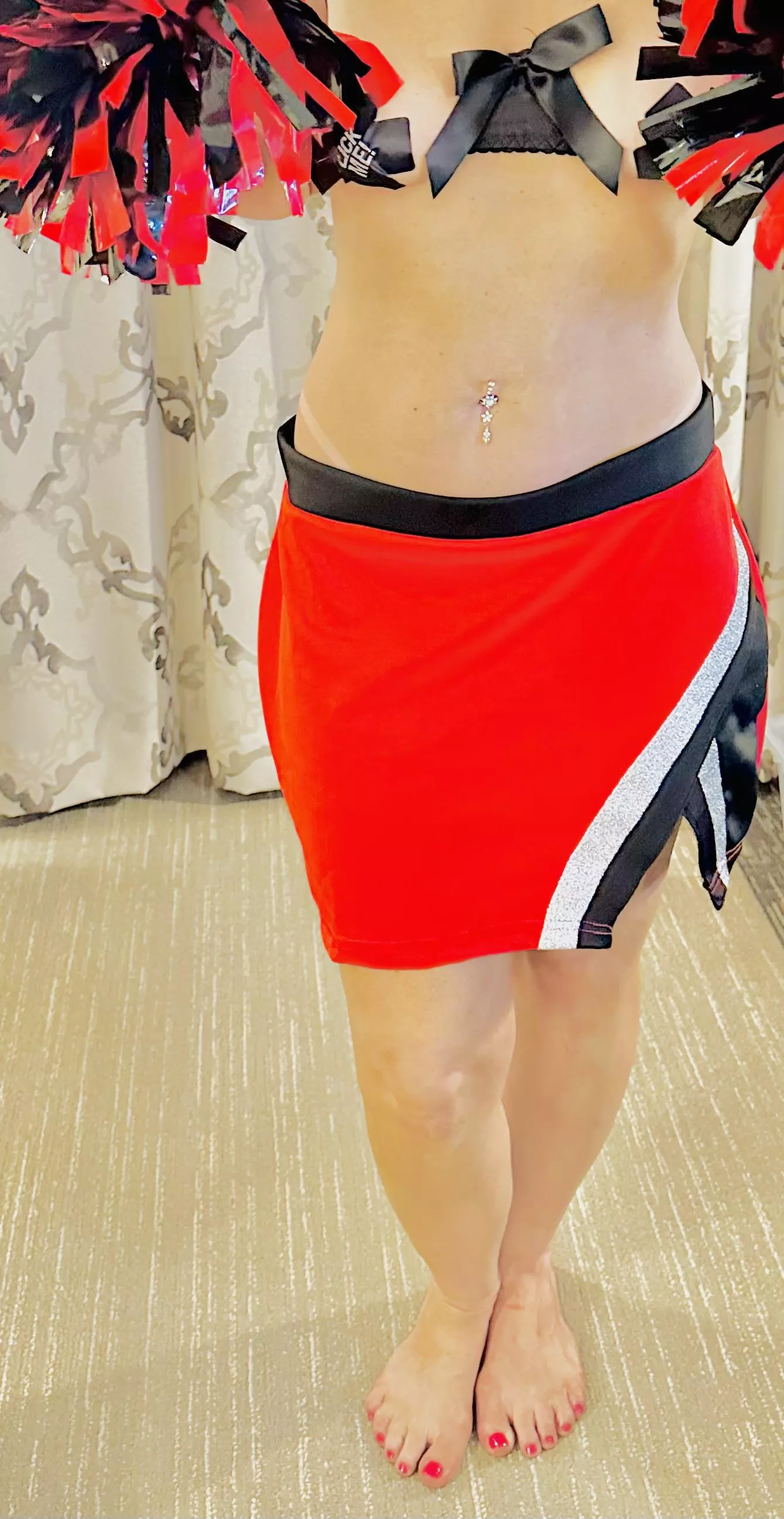 Cheerleaders also need tongue flexibility to perform stunts accurately