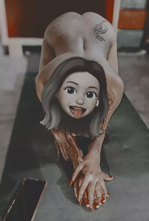 clothes are disturb during yoga 🤭